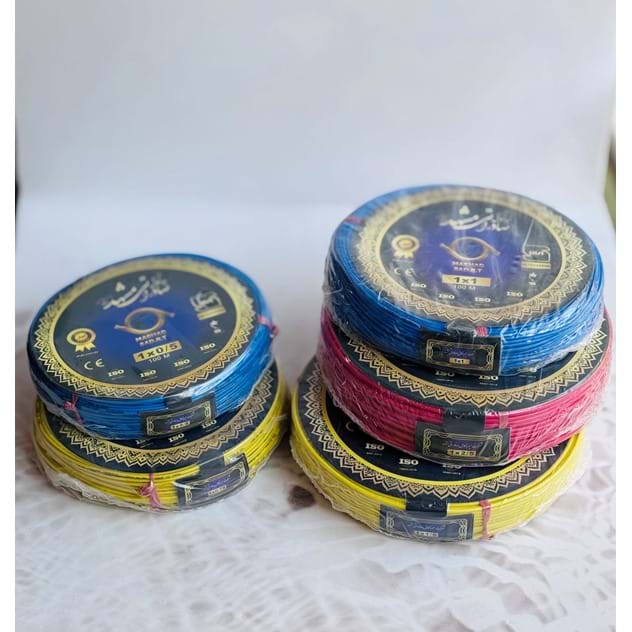 سیم افشان یک رشته 1در10 حلقه 100متری برند صادراتی مشهد