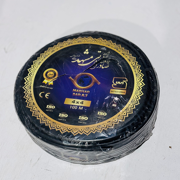 قرقره کابل افشان چهار رشته 4در4برند صادراتی مشهد