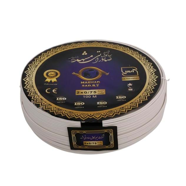 سیم نایلون افشان 2 در 0.75 حلقه 100 متری برند صادراتی مشهد