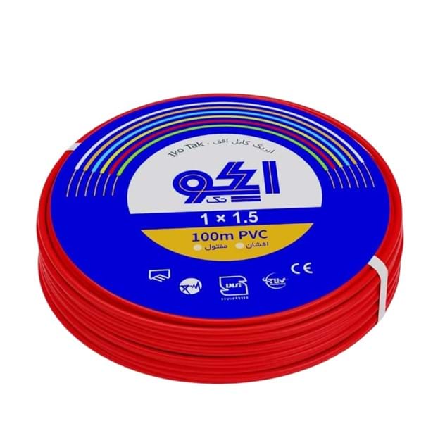 سیم افشان یک رشته 1در1.5حلقه 100 متری برند ایکوتک