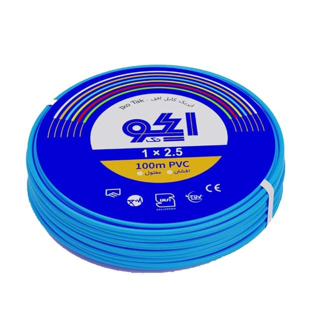 سیم افشان یک رشته 1در2.5 حلقه 100 متری برند ایکوتک