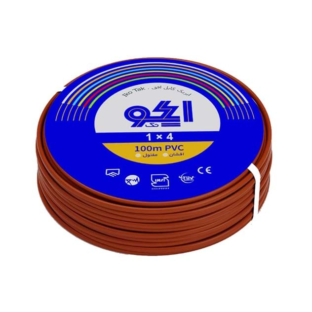 سیم افشان یک رشته 1در4 حلقه 100 متری برند ایکوتک