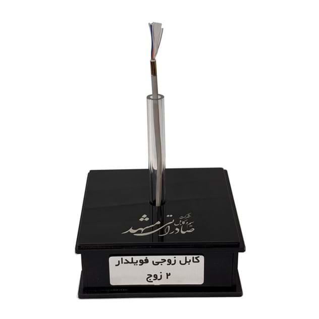 کابل 2 زوج تمام مس فویلدار 0.6 متراژ 100 متر برند صادراتی مشهد